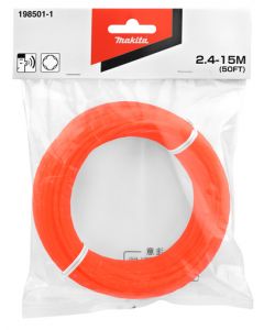 2Makita 198501-1 Alambre de corte ,4mm x 15m 'whisper'