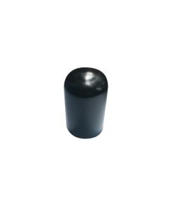 TAPÓN CAZO 6X15MM PVC BLANDO NEGRO REDONDO