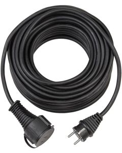 Alargador de goma Brennenstuhl IP44 25m negro H05RR-F 3G1,5