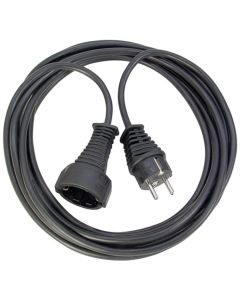 Brennenstuhl Alargador de plástico de calidad 25 m negro H05VV-F 3G1,5