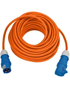 Cable alargador CEE Brennenstuhl IP44 25m H07RN-F 3G2,5 naranja Enchufe y acoplador CEE 230V/16A