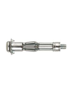 4tecx Anclaje de pared hueco zincado M4 x 47 Ø 8mm 100 piezas