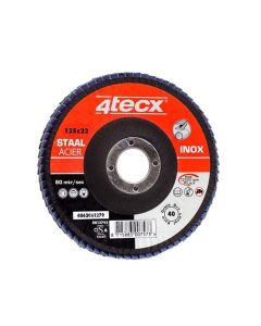4tecx Disco de láminas Mega-Line 115 x 22,2 mm grano 40