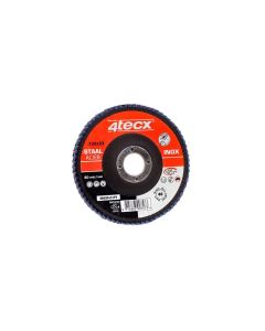 4tecx Disco de láminas Mega-Line 125 x 22,2 mm grano 80