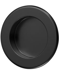 Hermeta Cubeta para puerta corredera redonda 68MM NEGRO (4555-70E)