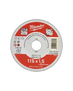 Disco de corte de metal Milwaukee SCS 41/115 (1,5)