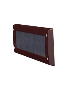 Buzón interior Door-Line, plástico marrón básico sin solapa 80x340mm