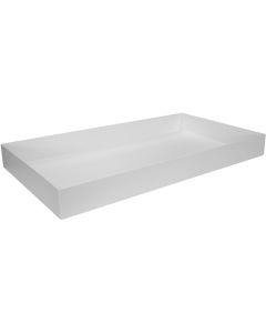 Nedco BV Bandeja de goteo Duo 1300x650x100mm PS, plástico blanco