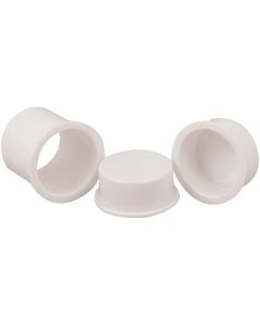 Nedco BV Juego de pasacables + Tapones PP, plástico blanco