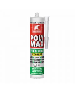 Griffon Griffon Poly Max® Fix & Seal Express Crystal Clear Bote 300 g EN/FR/DE