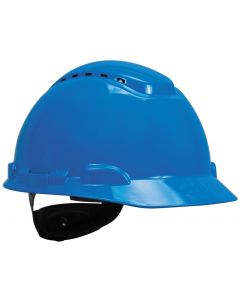 casco 3M azul con pomo giratorio hdpe h700nbb
