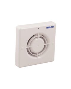 Nedco BV Ventilador de baño/aseo CR 100 ABS, plástico blanco