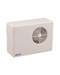 Nedco BV Ventilador de baño/aseo CF 200 T ABS, plástico blanco