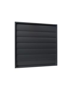 Nedco BV Rejilla de lamas 390x390mm plástico gris