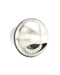 Nedco BV RVS Difusor de esfera Ø125mm con válvula antirretorno y malla gruesa