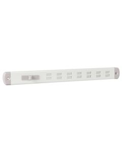 Nedco BV Bold Line rejilla corredera 300x30mm aluminio blanco