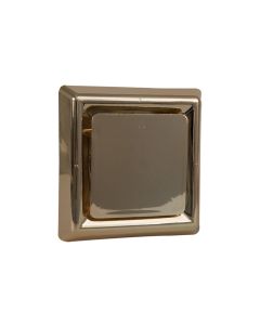 Nedco BV Válvula de escape cuadrada con abrazaderas ø 125mm PP, plástico latón