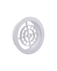 Nedco BV Rejilla de ventilación ø 100mm PP, plástico blanco