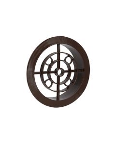 Nedco BV Rejilla de ventilación ø 100mm PP, plástico marrón