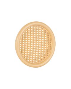Nedco BV Rejilla de ventilación ø 56mm con collar PS, plástico marrón claro