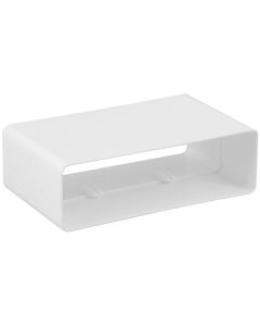 Nedco BV Buisverbinder 110x54mm kunststof wit