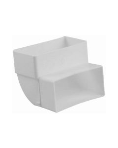 Nedco BV Pieza angular 110x54mm vertical 90° plástico blanco