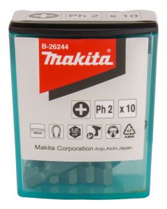 Makita B-26244 Punta de tornillo PH2X50mm 10 piezas
