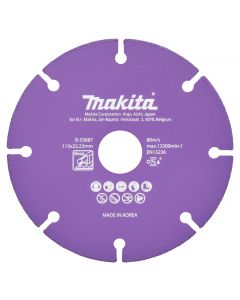 Makita B-53687 Disco de corte acero 115x22,23x1,3mm