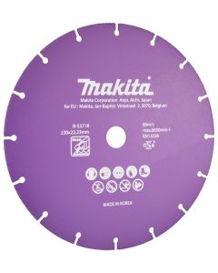 Makita B-53718 Disco de corte 230x22,23x1,3mm