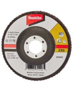 Makita D-27654 Disco de láminas 115mm Z80