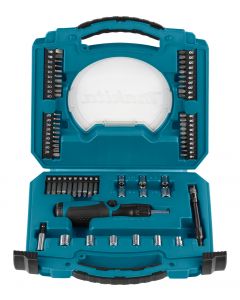 Makita D-42020 Juego de brocas de carraca/tapón/tornillo 65 piezas