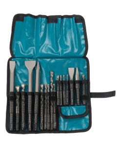 Makita D-53609 Juego de brocas y cinceles de 17 piezas