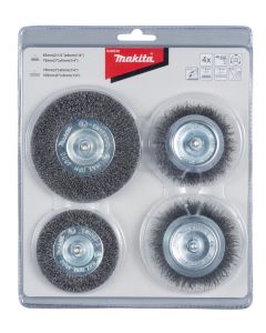 Makita D-65729 Juego de escobillas 4 piezas bol/redondo