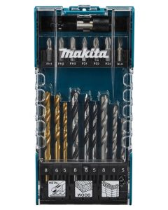Makita D-74887 Juego de brocas/atornilladores de 17 piezas