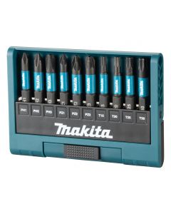 Makita E-12011 Juego de puntas para tornillos de impacto de 10 piezas