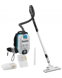 Makita VC008GM201 40 V Max Aspiradora de espalda para limpieza