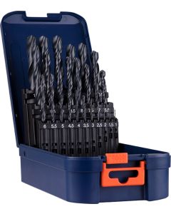 Juego de brocas espirales Rotec '100', DIN338, tipo N, 25 piezas, ø1-13 ABS