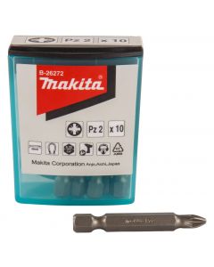 Makita B-26272 Punta de tornillo PZ2x50mm 10 piezas