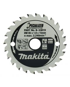Makita B-33819 Hoja de sierra circular Laminado