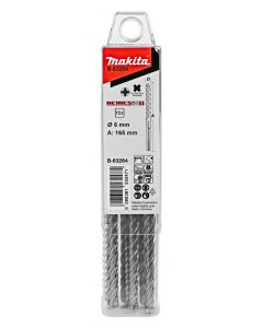 Makita B-63264 P4S:Sds-Plus Broca 6X165Mm 10pcs
