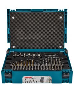 Makita B-69478 Juego de brocas/atornilladores de 65 piezas