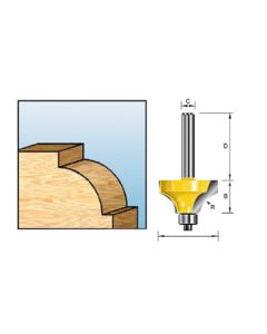 Makita D-11330 Cuarto de círculo R6,35 S8