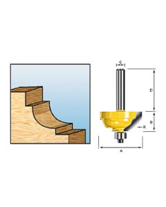 Makita D-11689 Hollijstproffr+lag R7.94 S8