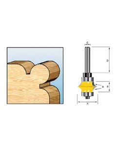 Makita D-11710 Abalorio proffr+lag R6.35 S8
