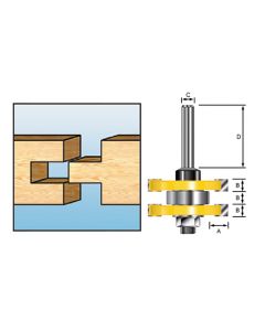 Makita D-12027 Cortadora de ranuras/resortes+lag S12