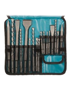 Makita D-53073 Juego de brocas y cinceles de 17 piezas
