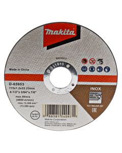 Disco de corte de acero inoxidable Makita D-65953