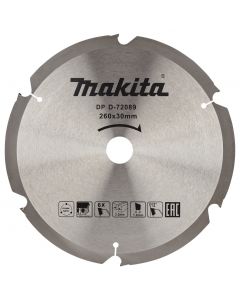 Makita D-72089 Afkortzaagblad Vezelcementplaat
