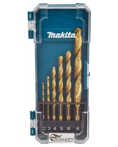 Makita D-72833 Juego de brocas para metal de 6 piezas