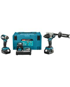 Makita DLX2550TJ LXT 18 V Combiset (impacto) taladros y (impacto) tornillos